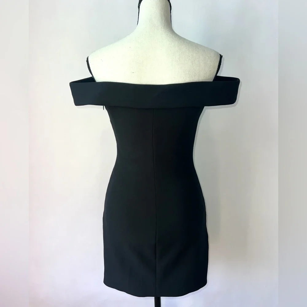 Elizabeth & James Martika Little Mini Black Dress Size‎ 2 Anthropologie